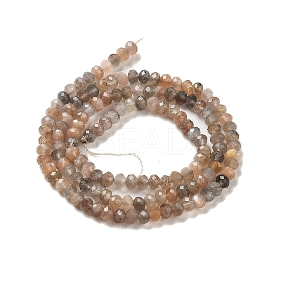 Natural Multi-Moonstone Beads Strands X-G-B074-A08-01-1