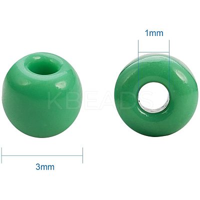 8/0 Round Glass Seed Beads SEED-PH0005-07-1