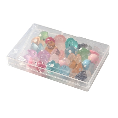 26Pcs 13 Styles Luminous Resin Mushroom Desk Decoration FIND-XCP0003-22-1