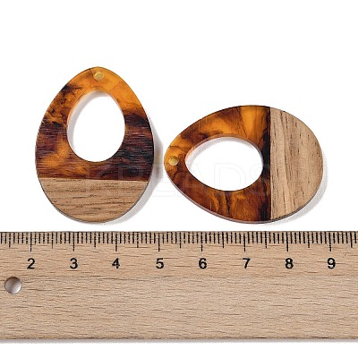 Resin & Wood Pendants LS-WOOD-F015-17G-1