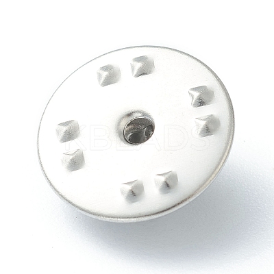 Non-Tarnish 304 Stainless Steel Butterfly Clutches Pin Backs STAS-H149-36P-1
