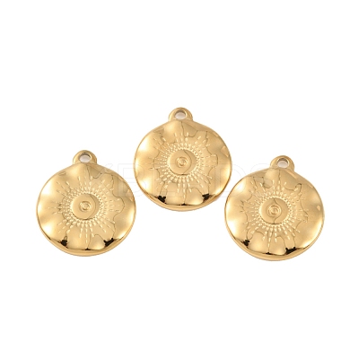 Ion Plating(IP) 304 Stainless Steel Pendants STAS-D051-27G-1
