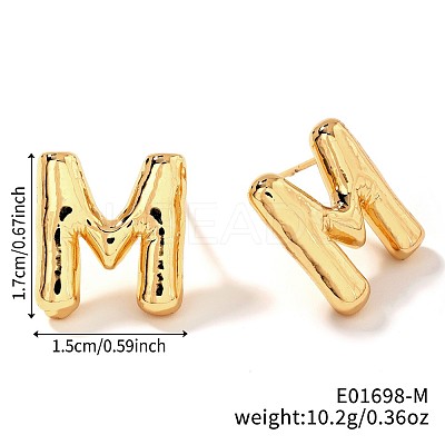 Brass Stud Earrings UV9543-13-1