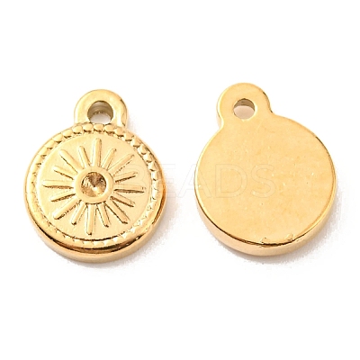 PVD Vacuum Plating 304 Stainless Steel Pendant Rhinestone Settings STAS-F287-54G-1