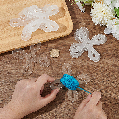 Acrylic Thread Winding Boards AJEW-WH0661-17-1