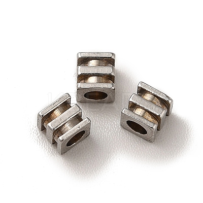 Non-Tarnish 201 Stainless Steel Beads STAS-M089-13P-1