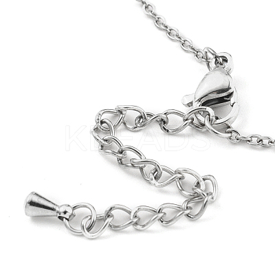 Tarnish Resistant 304 Stainless Steel Cable Chains Bracelet Making AJEW-P119-02P-1