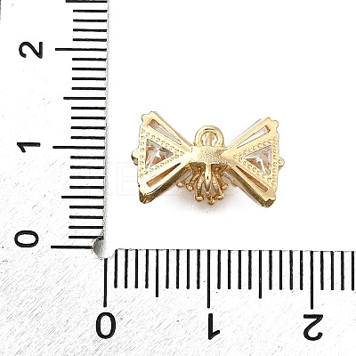 Brass Pave Cubic Zirconia Charms LS-KK-Q048-13G-1