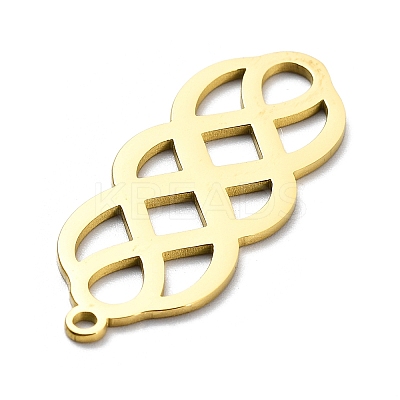 304 Stainless Steel Pendants STAS-D036-08G-1