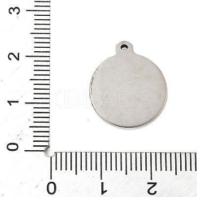 304 Stainless Steel Tibetan Style Pendants STAS-S185-07AS-B-1