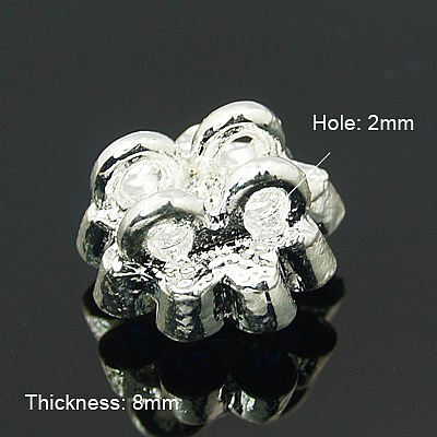 Alloy Multi-Strand Rhinestone Links X-ALRI-H213-05P-1