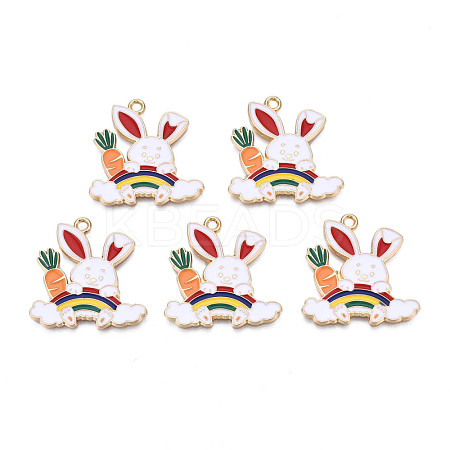Alloy Enamel Pendants ENAM-N055-096B-1