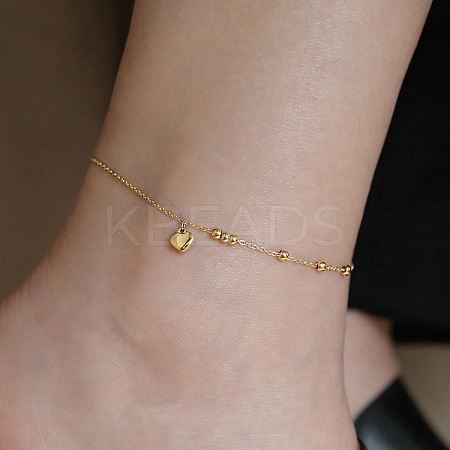 316L Surgical Stainless Steel Charm Anklets for Women FS-WG47470-09-1