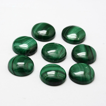 Natural Malachite Cabochons X-G-O146-03G-1