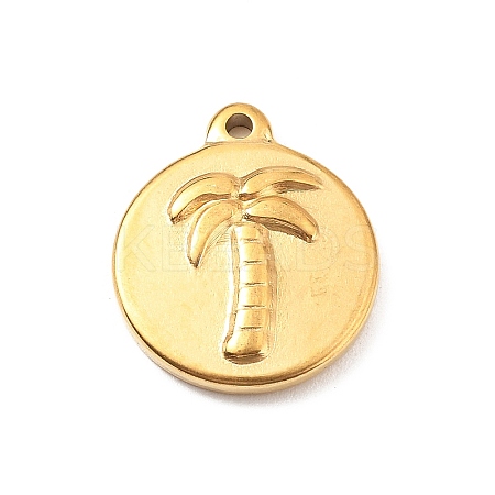 304 Stainless Steel Pendants STAS-I334-13G-1