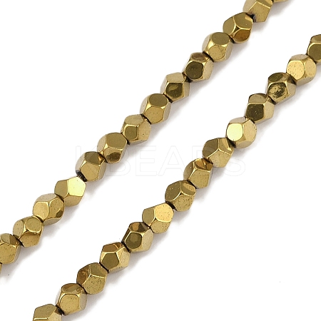 Electroplated Synthetic Non-magnetic Hematite Beads Strands X-G-A234-G03-01G-1