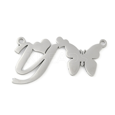 Non-Tarnish 304 Stainless Steel Pendants STAS-L279-002P-Y-1