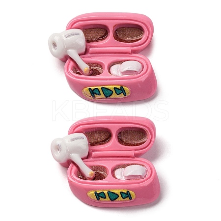 Opaque Music Theme Resin Cabochons CRES-Z010-02B-1