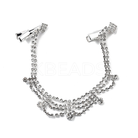 Alloy Rhinestone Hair Chain LS-OHAR-M044-02D-S-1
