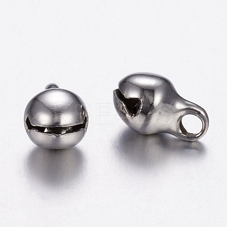 304 Stainless Steel Bell Charms UNKW-N0001-02P-1