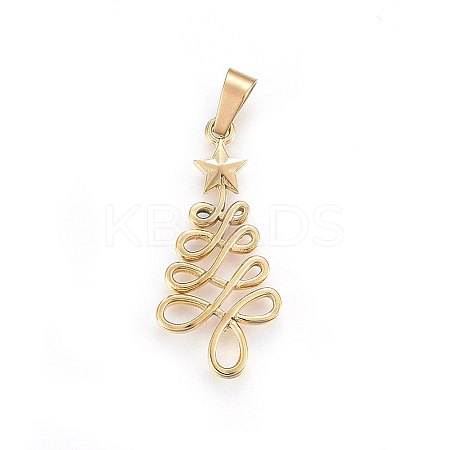 304 Stainless Steel Pendants X-STAS-P209-45G-1