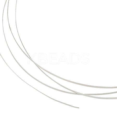 BENECREAT 1Pc Flat 999 Sterling Silver Wires STER-BC0002-26-1