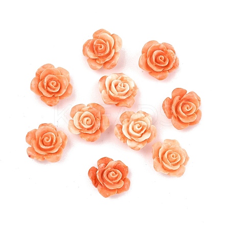Dyed Synthetic Coral Carved Beads CORA-C004-01A-1
