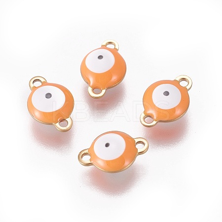 Ion Plating(IP) 304 Stainless Steel Enamel Links connectors LS-STAS-F206-02G-B06-1