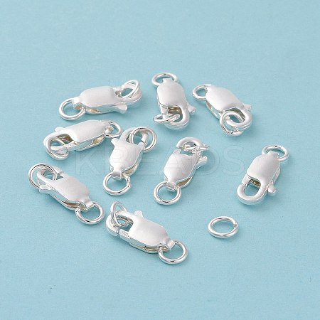 925 Sterling Silver Lobster Claw Clasps STER-A001-43-1