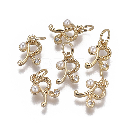 Brass Charms KK-L179-08R-G-1