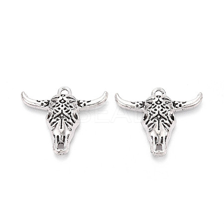 Tibetan Style Alloy Pendants TIBE-N014-05AS-1