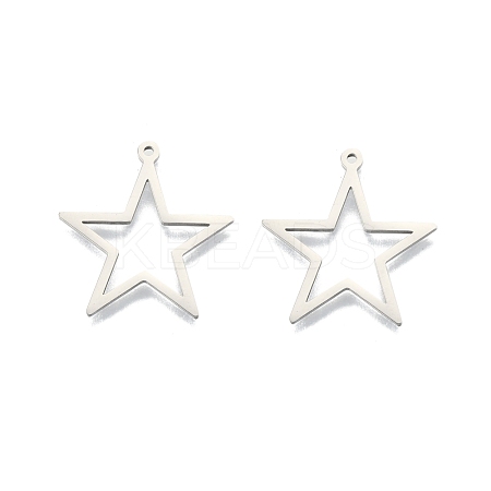 Non-Tarnish 201 Stainless Steel Pendants STAS-N098-096P-1