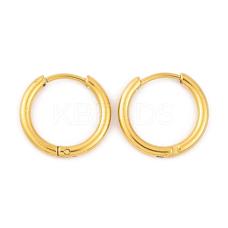 Ion Plating(IP) Round Ring 304 Stainless Steel Hoop Earrings for Women EJEW-G388-02C-G-1