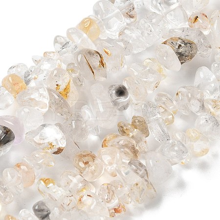 Natural Herkimer Diamond Beads Strands X-G-M205-95-1