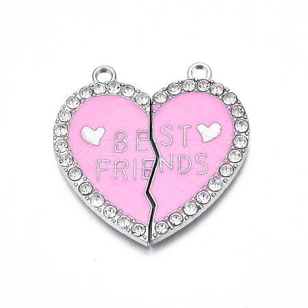 Alloy Enamel Split Pendant LS-ENAM-S130-25F-1