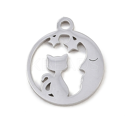 304 Stainless Steel Charms LS-STAS-Z183-07P-1