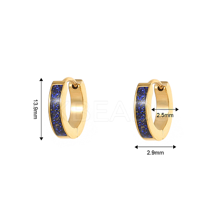 Stylish 304 Stainless Steel Hoop Earrings for Daily Wear AC1894-5-1