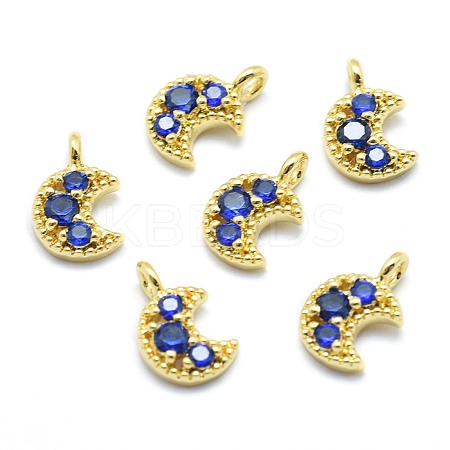 Brass Charms ZIRC-J040-35G-01-NR-1