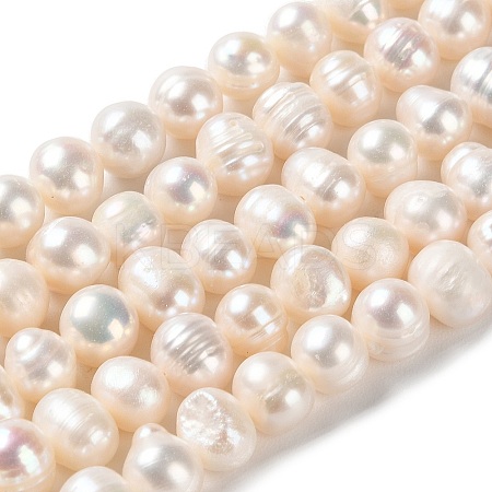 Natural Cultured Freshwater Pearl Beads Strands PEAR-E018-37-1