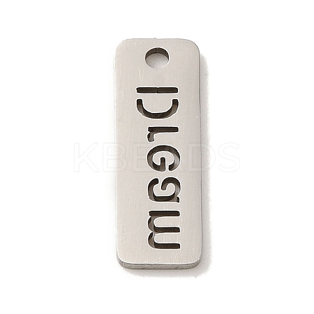 Non-Tarnish 201 Stainless Steel Pendants STAS-E217-39C-P-1