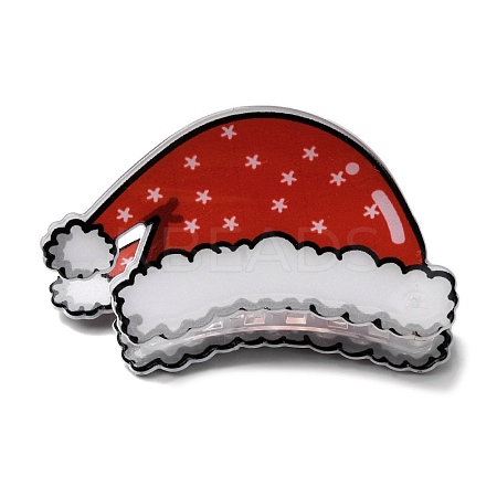 Christmas Claw Plastic Claw Hair Clips PHAR-K006-01B-1