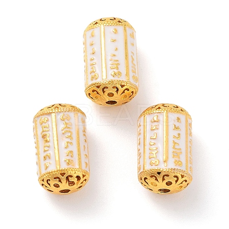 Alloy Enamel Beads ENAM-B001-01B-1