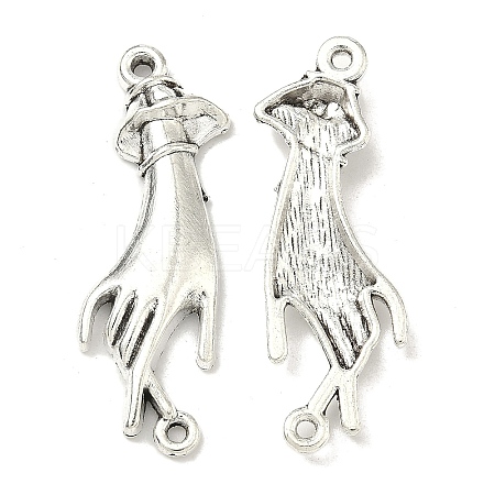 Tibetan Style Zinc Alloy Links connectors LS-X-TIBEP-R334-233AS-RS-1