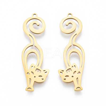201 Stainless Steel Pendants STAS-N090-LA930-2-1