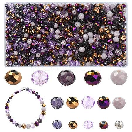 1000Pcs Glass Beads GLAA-CJC0001-24E-1