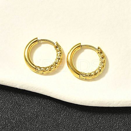 304 Stainless Steel Hoop Earrings for Women EJEW-M068-16C-G-1
