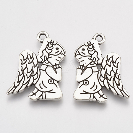 Tibetan Style Alloy Pendants TIBE-S314-10AS-LF-1