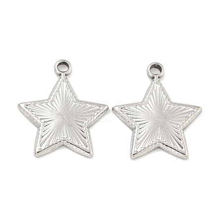 Non-Tarnish 304 Stainless Steel Pendants STAS-P365-09P-1