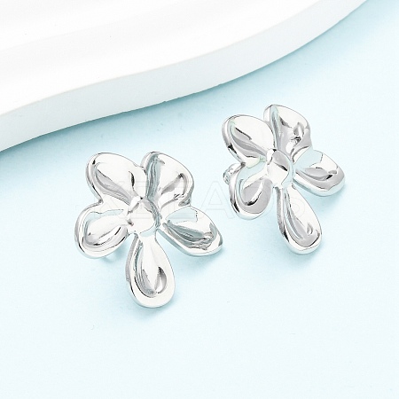 304 Stainless Steel Stud Earrings LS-EJEW-I323-01P-03-1