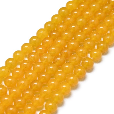 Natural Malaysia Jade Beads Strands G-L645-C01-6mm-23-1